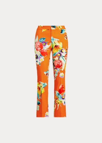 Women's Ralph Lauren Carlina Floral Cotton Pants | 406923RCD